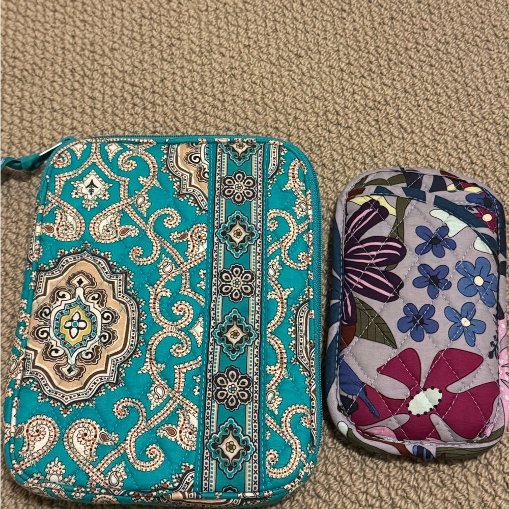 Vera Bradley e-book case and sunglasses case